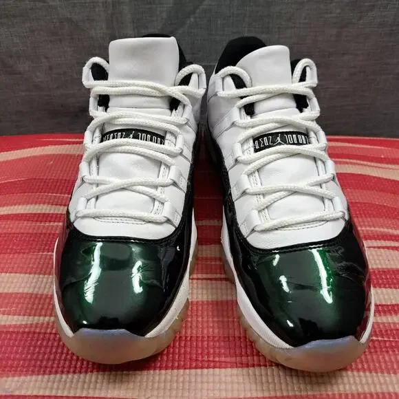 Nike Air Jordan 11 Retro Low Iridescent Emerald 2018 Men's Size 10
